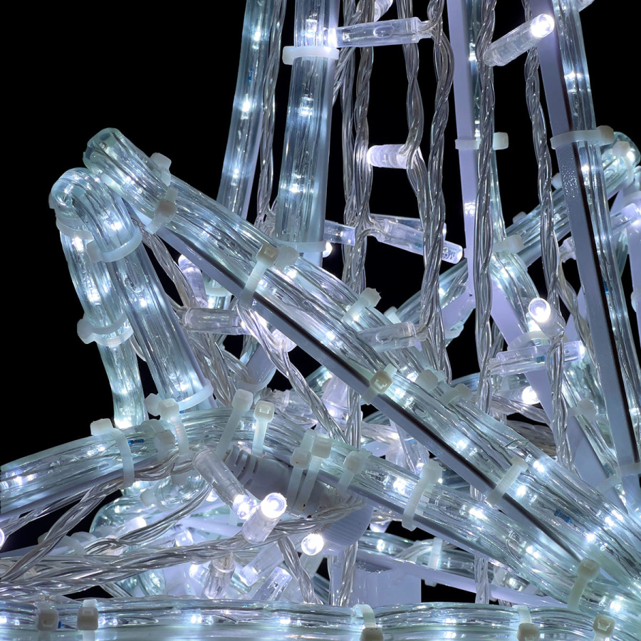 Макушка "Роза Ветров" 75 см, Белая, 220В