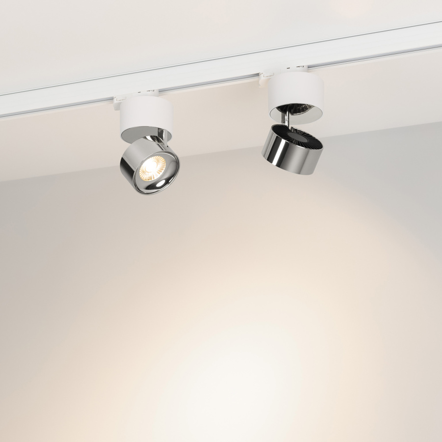 Светильник SP-PLURIO-TRACK-4TR-R77-9W Day4000 (WH-CHR, 36 deg, 230V) (Arlight, IP20 Металл, 3 года)