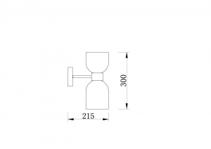 Настенный светильник (бра) Freya FR5203WL-02BS
