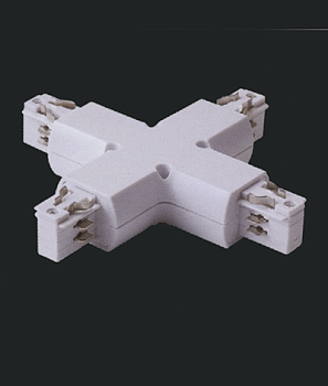 4-линейный квадратный белый переходник "+"-образный
