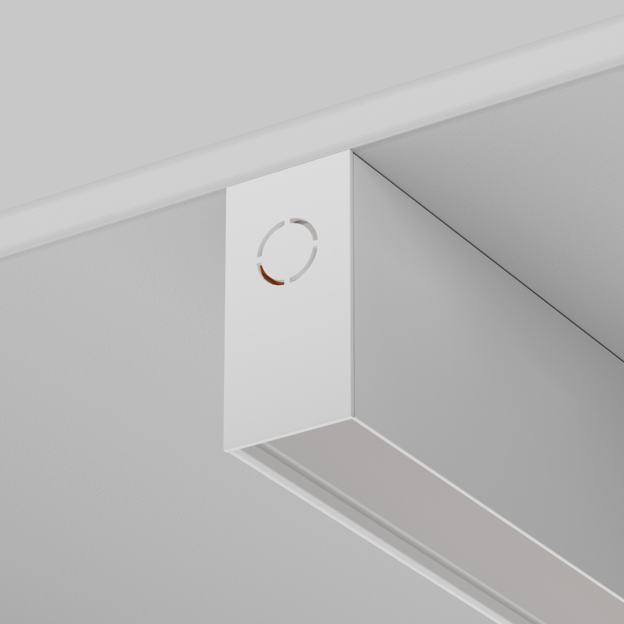 Заглушка торцевая 2 шт. Exility накладной белый для накладной трековой системы Technical TRA034EC-41W