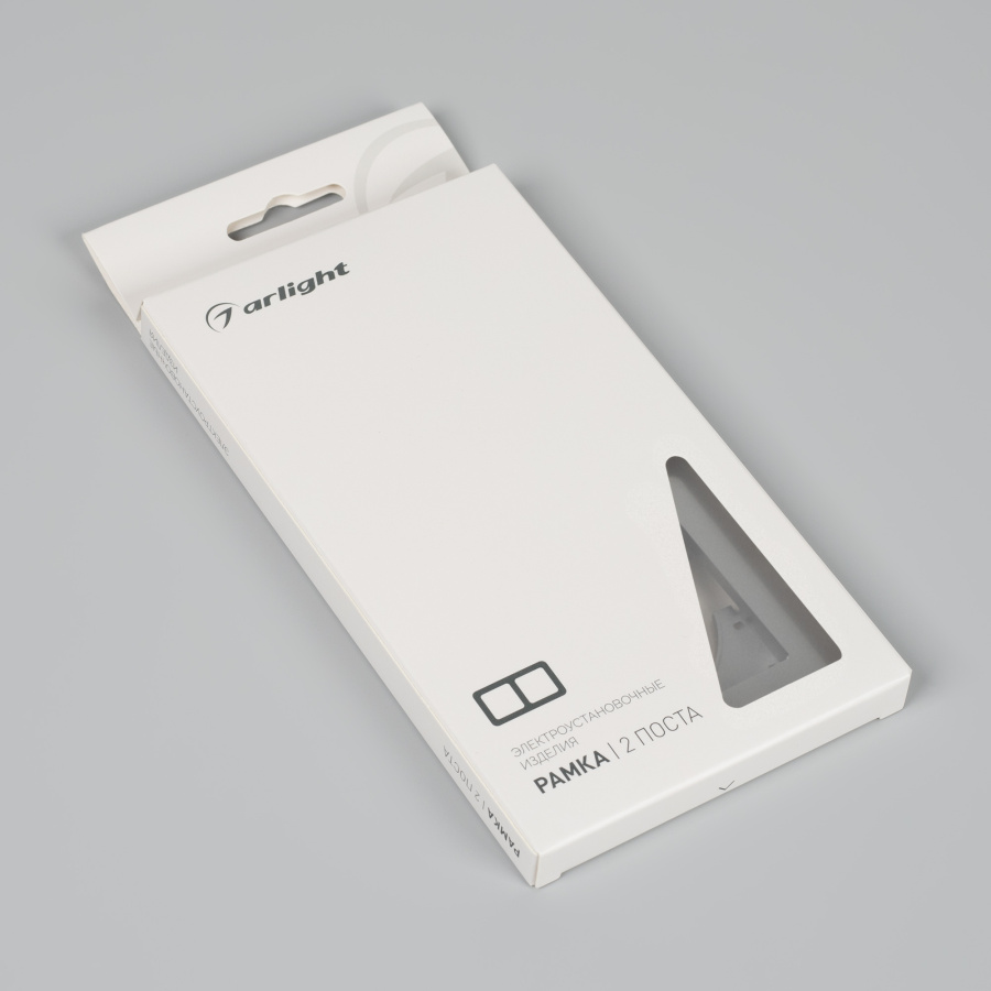 Рамка пластиковая FRM-PERIO-PL-2-GR (Arlight, -)