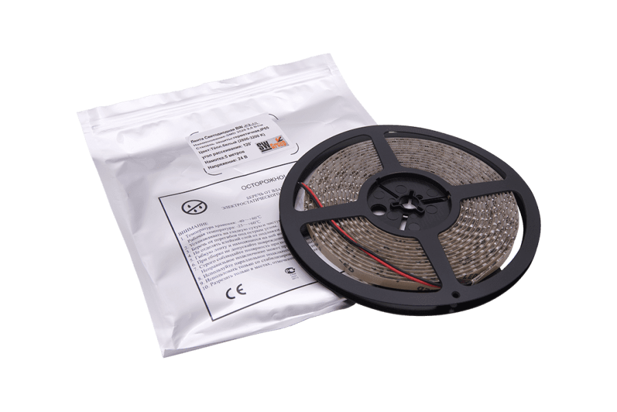 Лента светодиодная SWG SWG3120, 24В, IP65, теплый белый