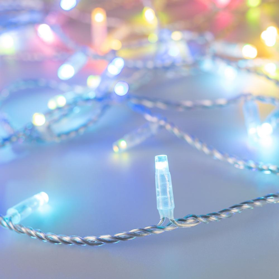 Светодиодная гирлянда ARD-STRING-CLASSIC-10000-CLEAR-95LED-LIVE RGBW-DMX (24V, 10W) (Ardecoled, IP65, 1 год)