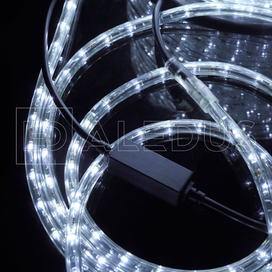 Дюралайт ALEDUS, 220 В, 13 мм, бухта 100 м, белый