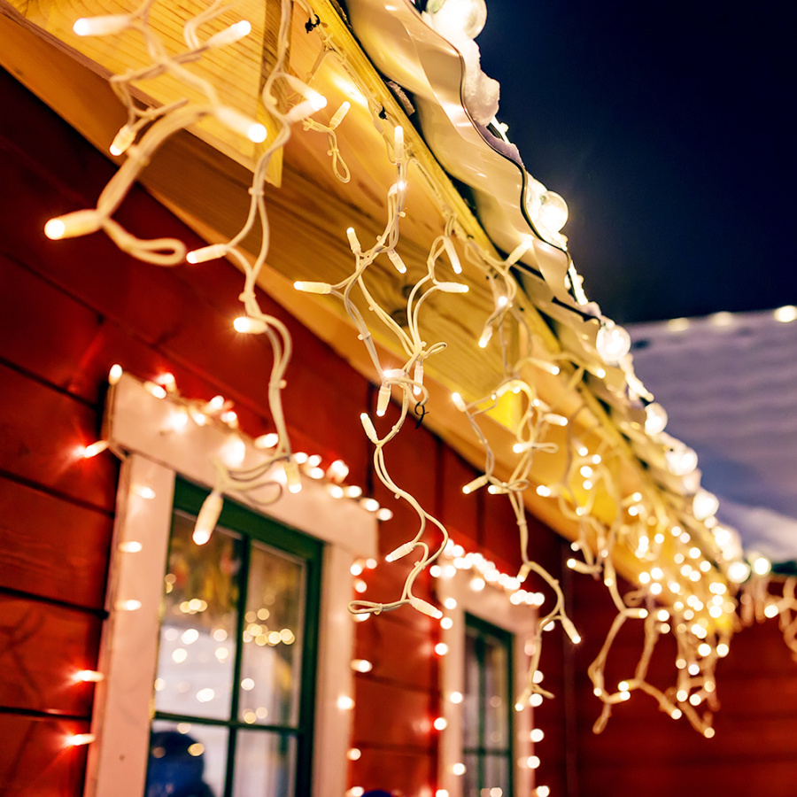 Светодиодная гирлянда ARD-EDGE-PRO-4000x600-WHITE-128LED-MILK-STD Warm (230V, 8W) (Ardecoled, IP65)