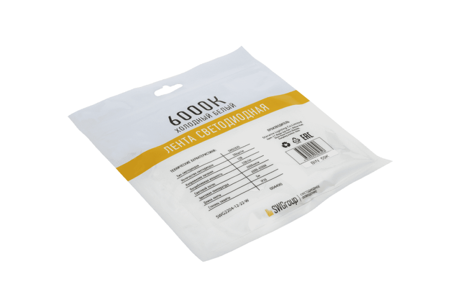 Лента светодиодная SWG SWG2204, холодный белый