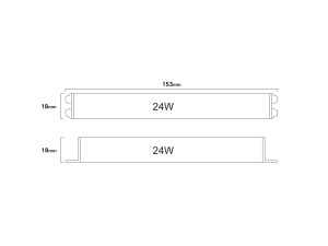 Блок питания сверхтонкий, 24 W, 12V, L-24-12
