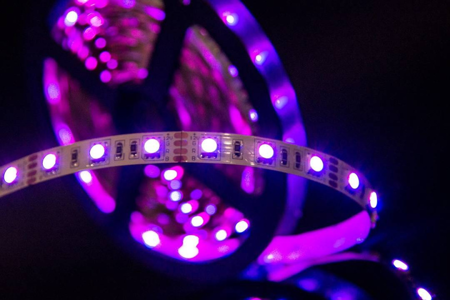 Лента светодиодная SWG SWG560, 14,4 Вт/м, 12В, IP20, RGB