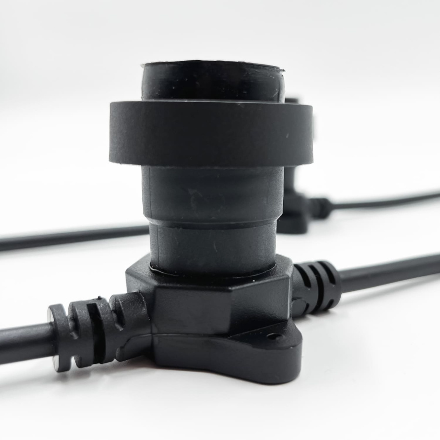 Белт-Лайт LTC 10м, Провод Черный Каучук, Шаг 20 см, 50  Патронов, IP65