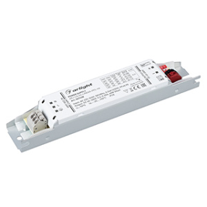 Блок питания ARJ-LG-40-LINEAR-PFC-HV (40W, 40-200V, 0.2-0.35A) (Arlight, IP20 Металл, 5 лет)