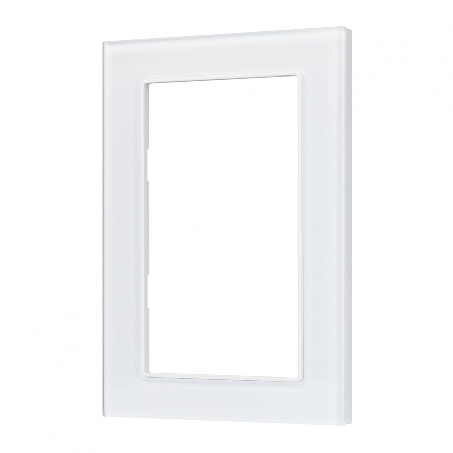 Рамка стеклянная FRM-GLARE-GS-D-WH (Arlight, -)