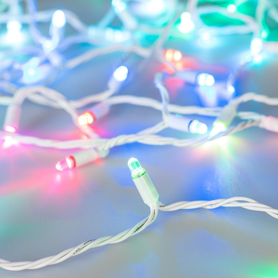Светодиодная гирлянда ARD-STRING-CLASSIC-15000-WHITE-100LED-LIVE RGB-SPI (12V, 53W) (Ardecoled, IP65, 1 год)