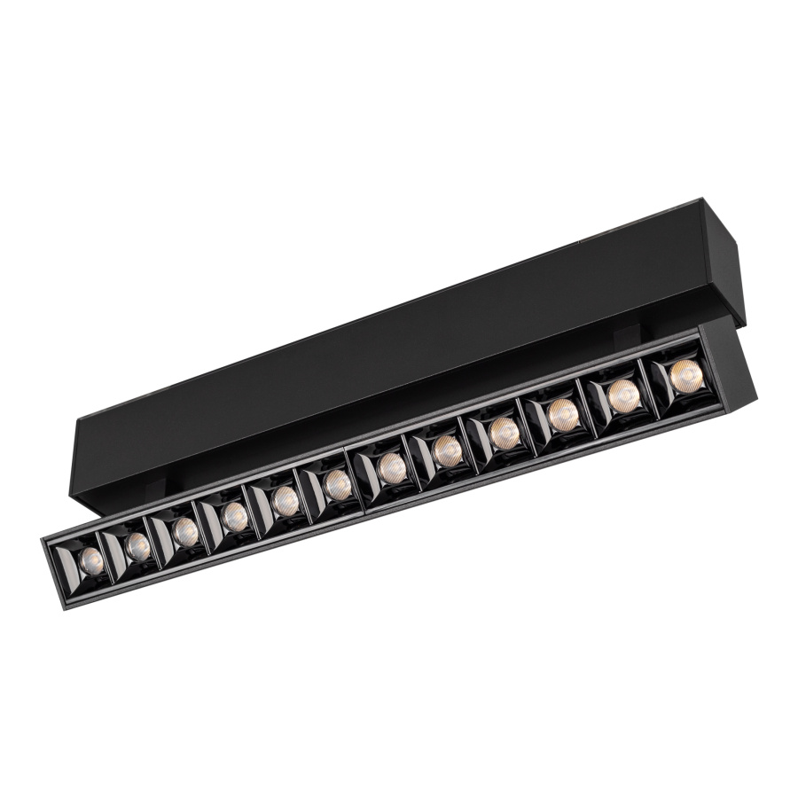 Светильник MAG-LASER-FOLD-45-S320-12W Warm3000 (BK, 15 deg, 24V) (Arlight, IP20 Металл, 5 лет)