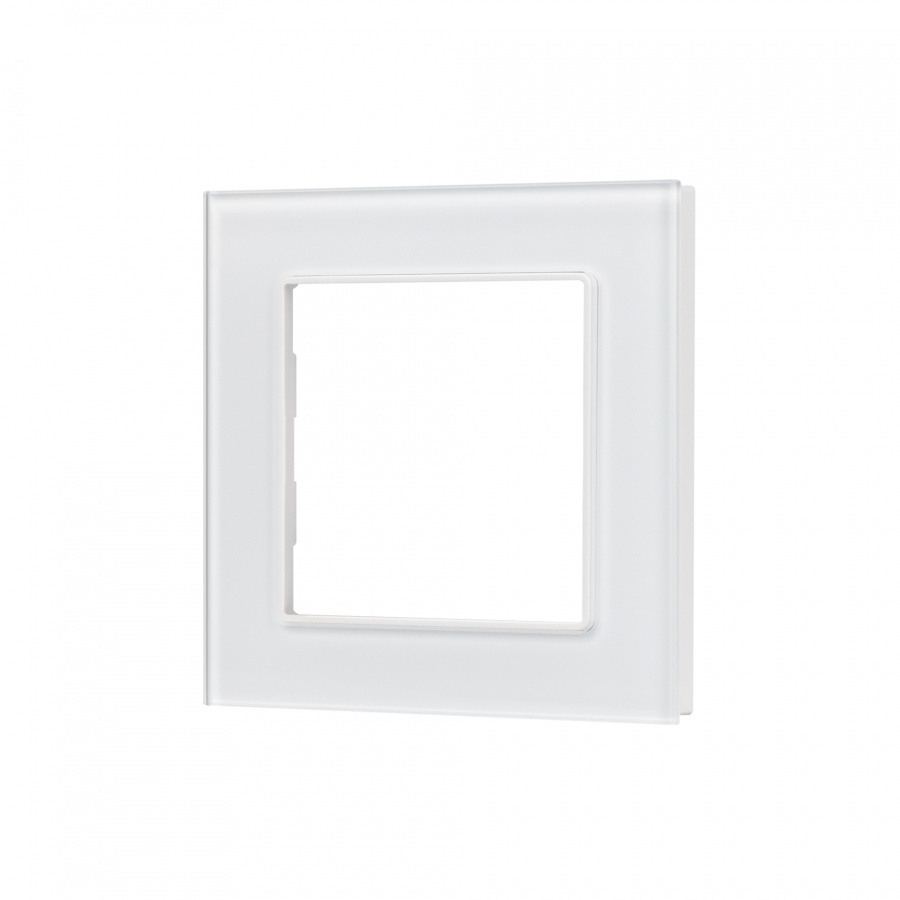 Рамка стеклянная FRM-GLARE-GS-1-WH (Arlight, -)