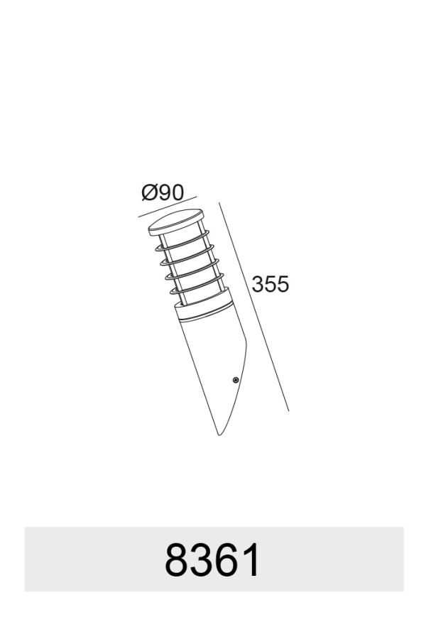 Светильник "Сицилия" G8361 Цвет: черный