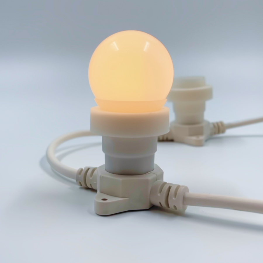 Белт-Лайт LTC 10м, Провод Белый Каучук, Шаг 20 см, 50 Патронов, IP65