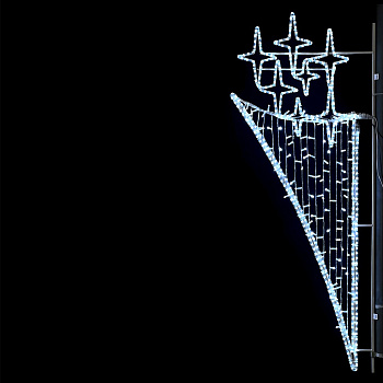 Светодиодная Консоль «Факел», 75 x 200 см, Белая, 220В