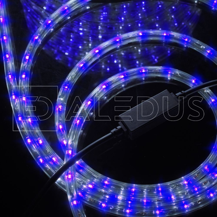 Дюралайт ALEDUS, 220 В, 13 мм, бухта 100 м, синий