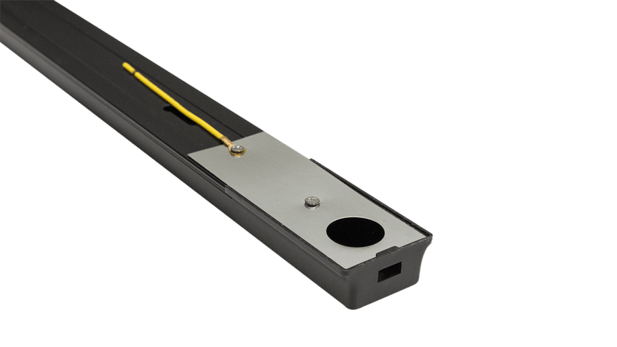 Шинопровод однофазный накладной, черный