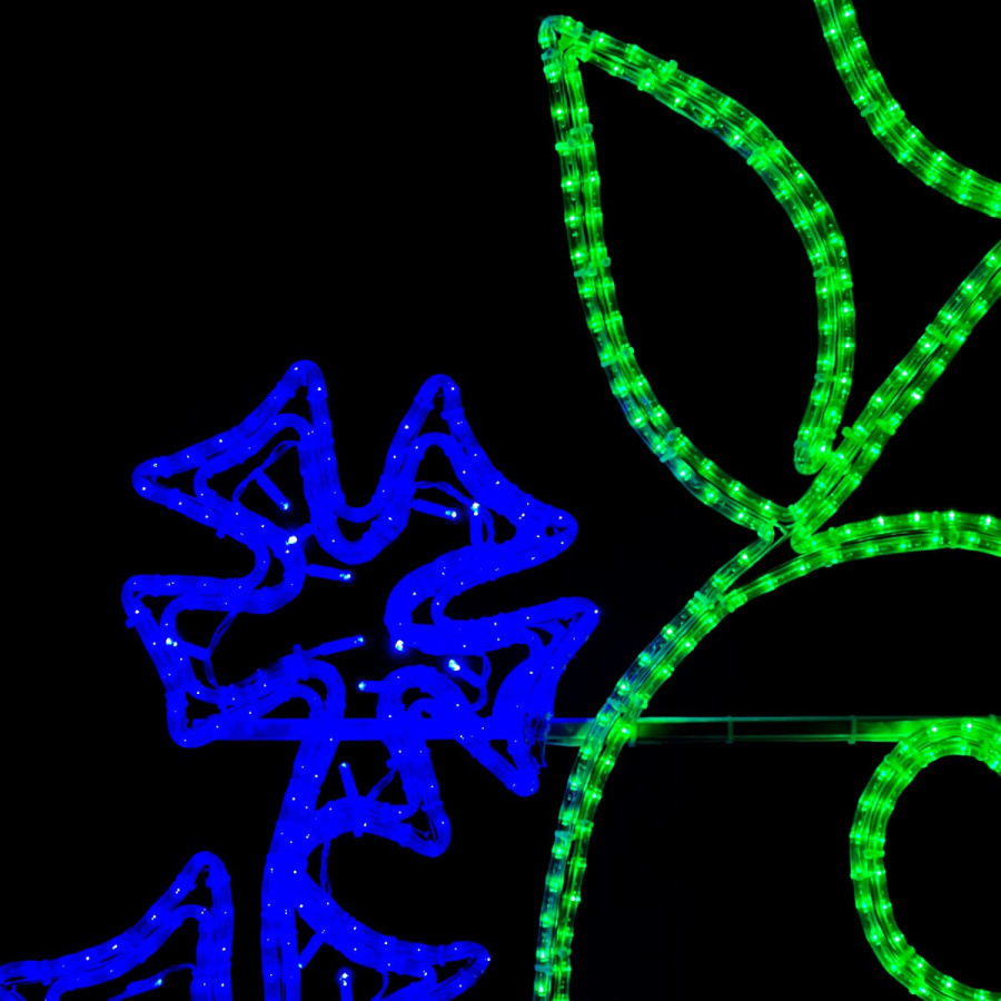 Светодиодная Консоль «Васильки» 100 х 250 см, Разноцветная, 220В