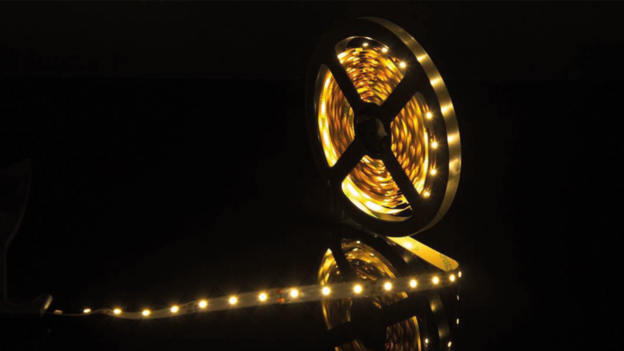 Лента светодиодная SWG SWG360, со скотчем 3М, 4,8 Вт/м, 12В , IP20, теплый белый