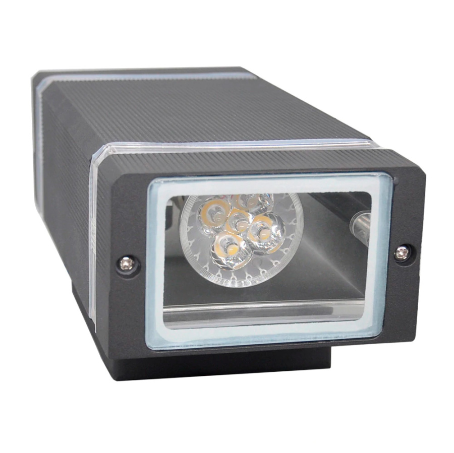 Светильник  WC2118 наcтенный 220V GU-10 IP65 Цвет: темно серый