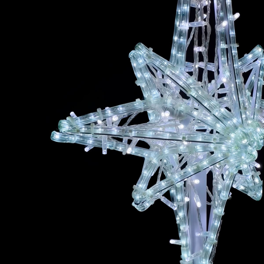 Макушка "Роза Ветров" 75 см, Белая, 220В