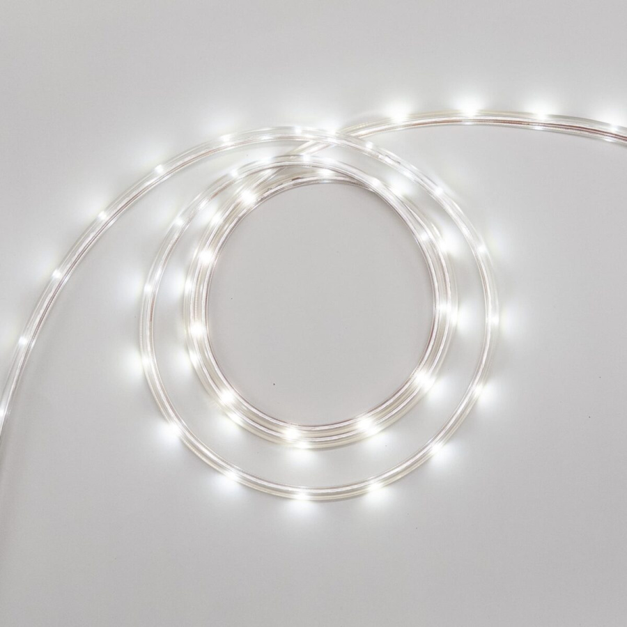 Светодиодная Лента LTC Герметичная Белая 220В, SMD2835, 24LED/м, 6000К, IP65, Бухта 100м