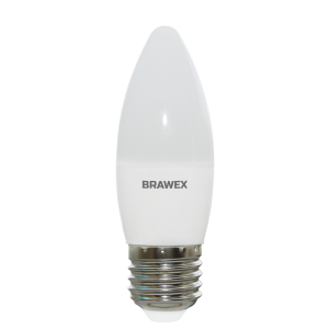 Светодиодная (LED) лампа 7Вт мягкий свет B35 Е27