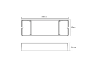 Ультратонкий блок питания в металлическом корпусе, IP20, 250W, 12V, XT-250-12