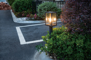 Светильник "Гарда" Bollard light  220V E27 100W  G4077- 1200.  Цвет: черный