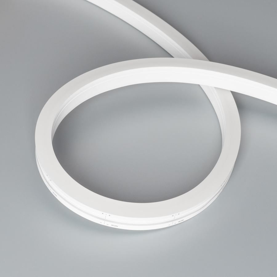 Гибкий неон ARL-MOONLIGHT-1712-SIDE 24V Green (Arlight, Вывод боковой, 3 года)