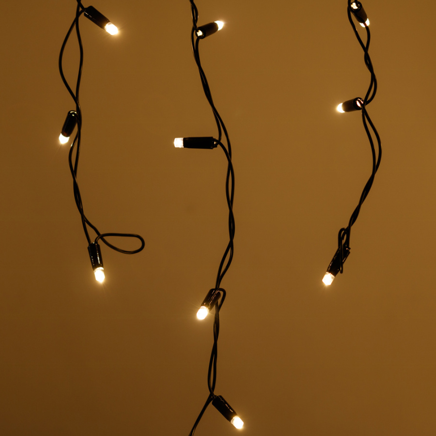 Светодиодная гирлянда ARD-EDGE-CLASSIC-2400x600-BLACK-88LED-MILK-STD Warm (230V, 6W) (Ardecoled, IP65)