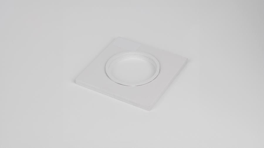 Платформа закладная для установки светильников KZ-2-7  в натяжной потолок, 130х130mm (13129)