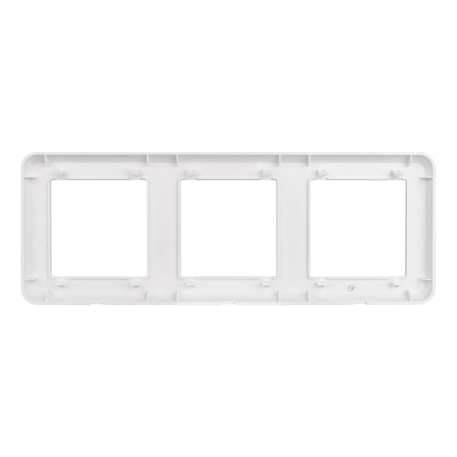 Рамка пластиковая FRM-VERSA-PL-3-WH (Arlight, -)