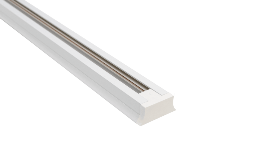 Шинопровод однофазный накладной, белый