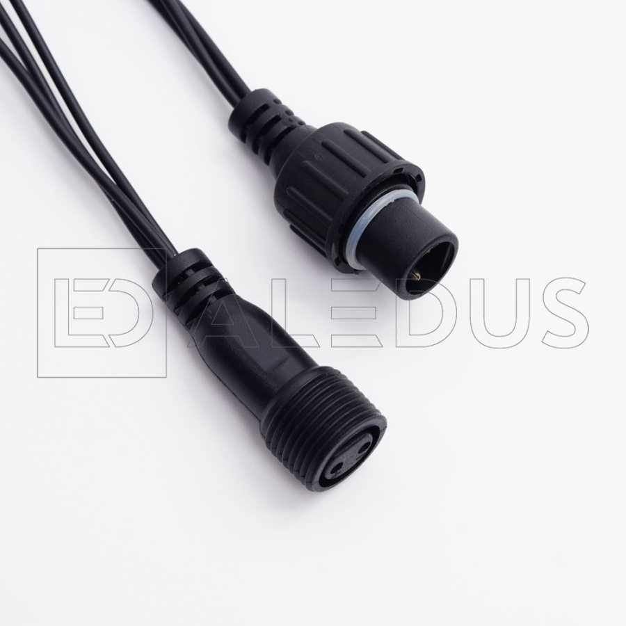 Бахрома (Айсикл) ALEDUS, 220 В, 3x0.9 м, IP65, черный провод, теплый белый, без мерцания, 144 светодиода