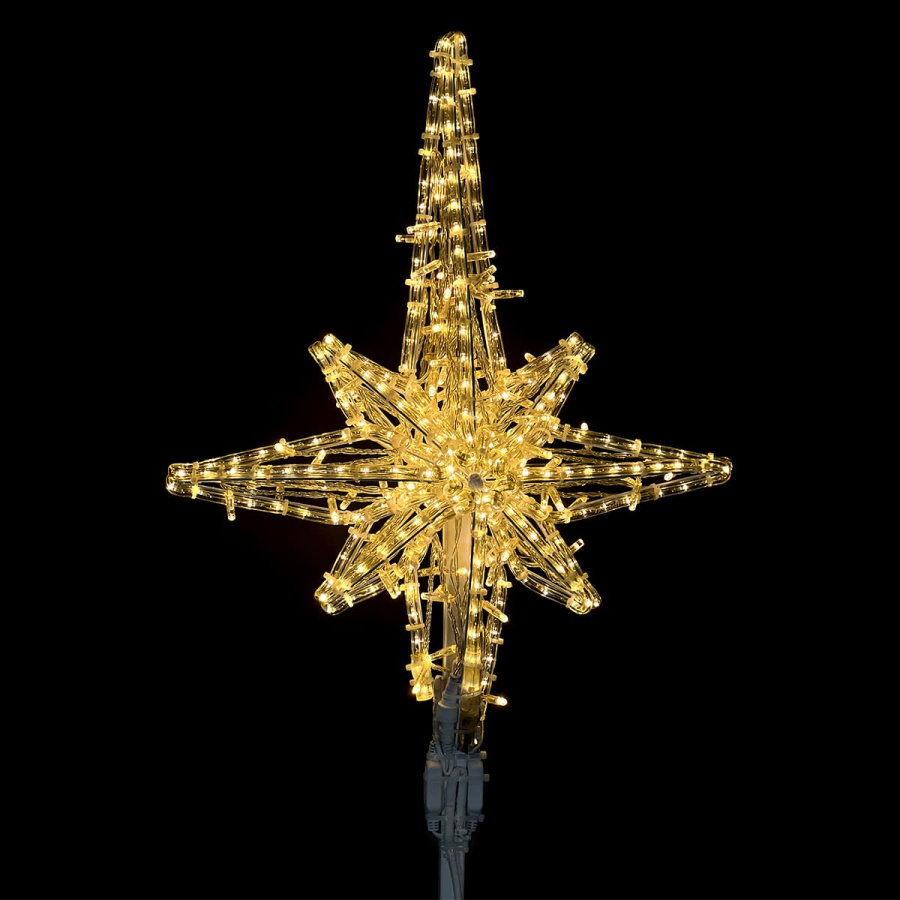 Макушка "Роза Ветров" 75 см, Тепло-Белая, 220В