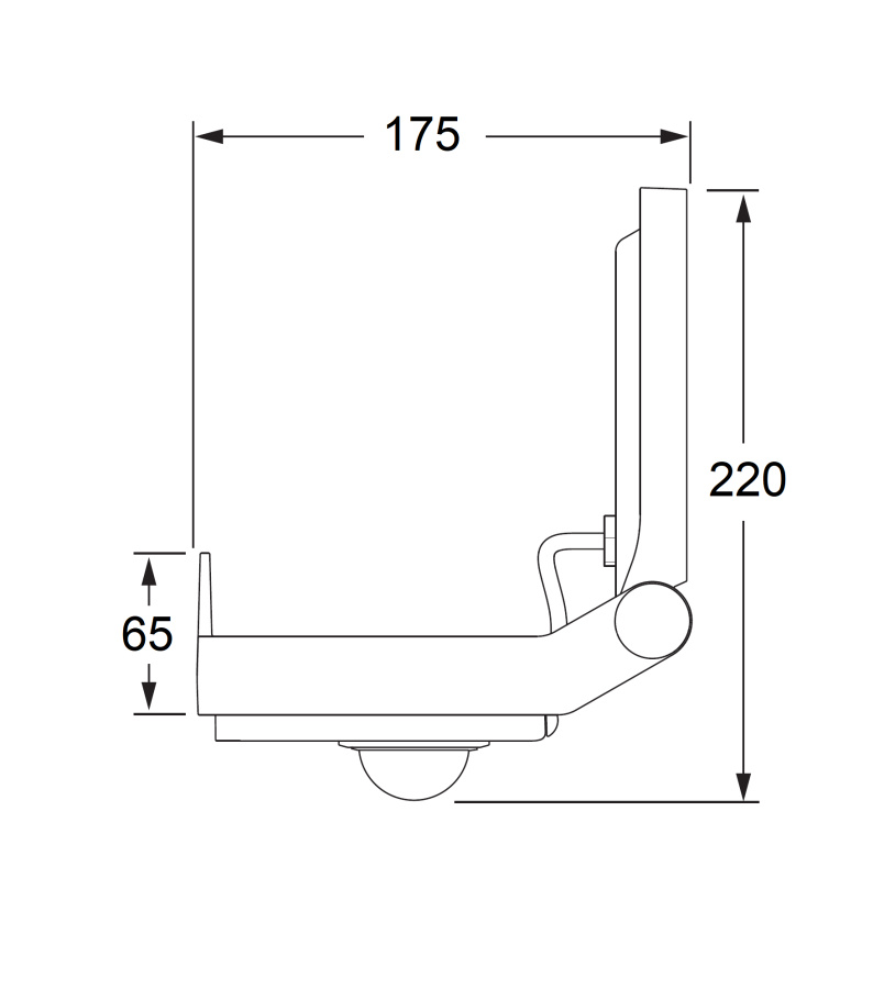 Прожектор с датчиком движения и освещенности W1009S-3K