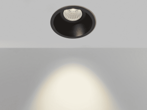 Корпус светильника встраиваемый, серия COMBO 4, черный, IP20, COMBO-42-BL