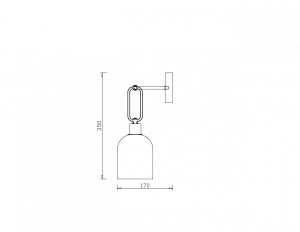 Настенный светильник (бра) Freya FR5178WL-01N