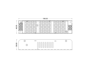 Блок питания компактный (узкий), 100 W, 24V, T-100-24