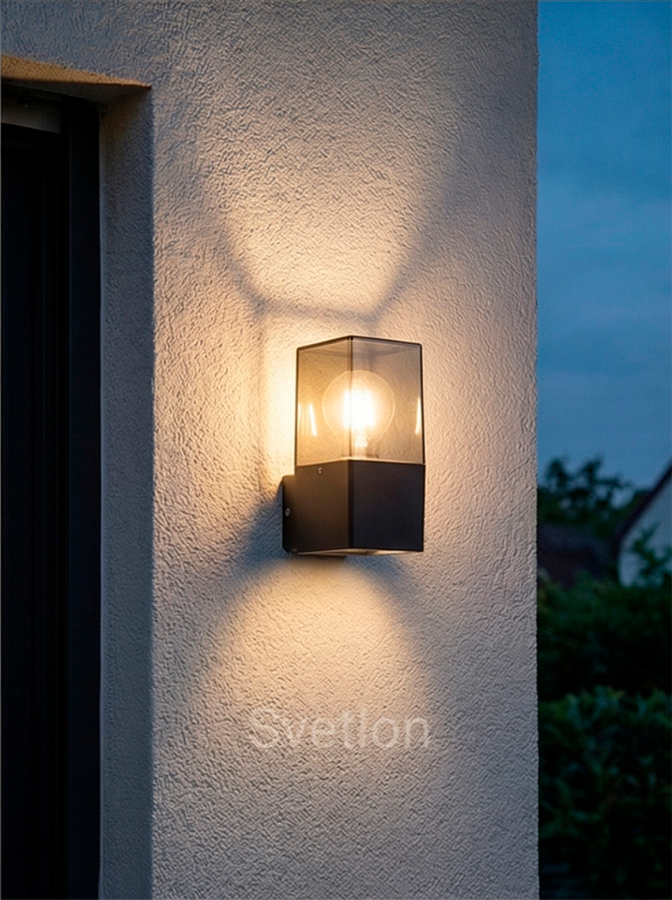 Светильник "Рио"  садово-парковый 220V Е27 40W  G1641.  Цвет: черный