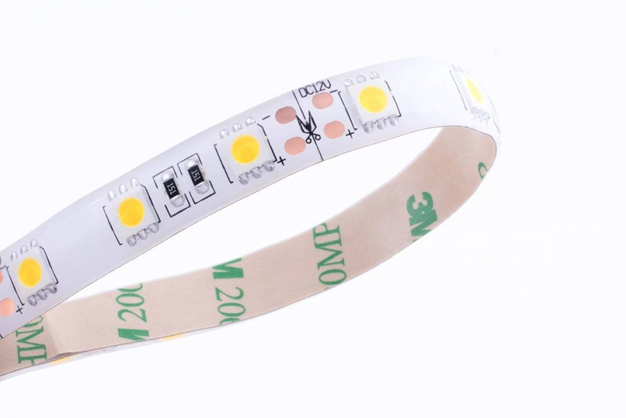 Лента светодиодная SWG SWG560, 14,4 Вт/м, 12В, IP65, теплый белый