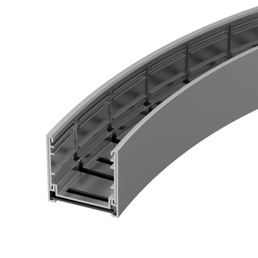 Профиль LINE-3535-BENT-SIDE-2000 ANOD (Arlight, Алюминий)