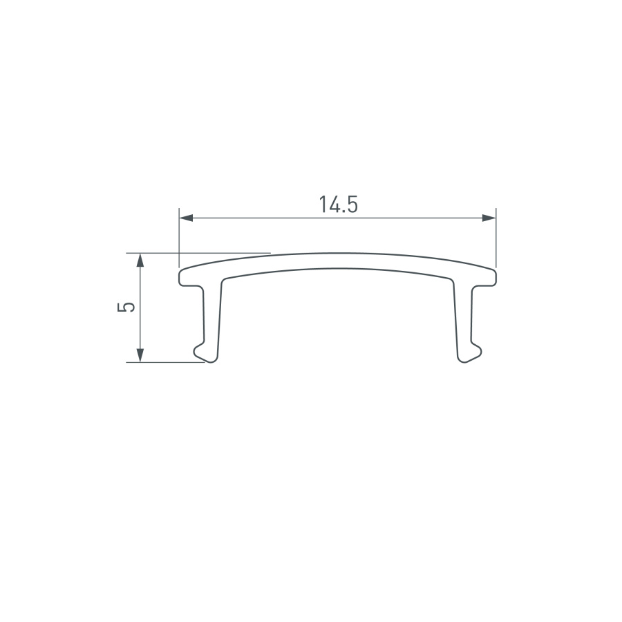 Экран WARDROBE-1930-2000 OPAL (Arlight, Пластик)