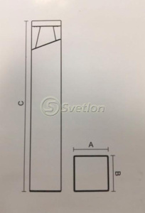 Светильник "Тулон" LED G3104-500 2700K. Цвет: черный