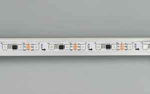 Лента SPI-B60-10mm 12V RGB-PX3 (14.4 W/m, IP20, 5060, 5m) (Arlight, Открытый, IP20)