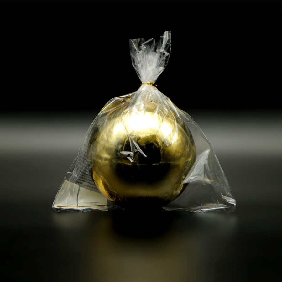 Шар на Елку Светло-Золотой, Ø14 см